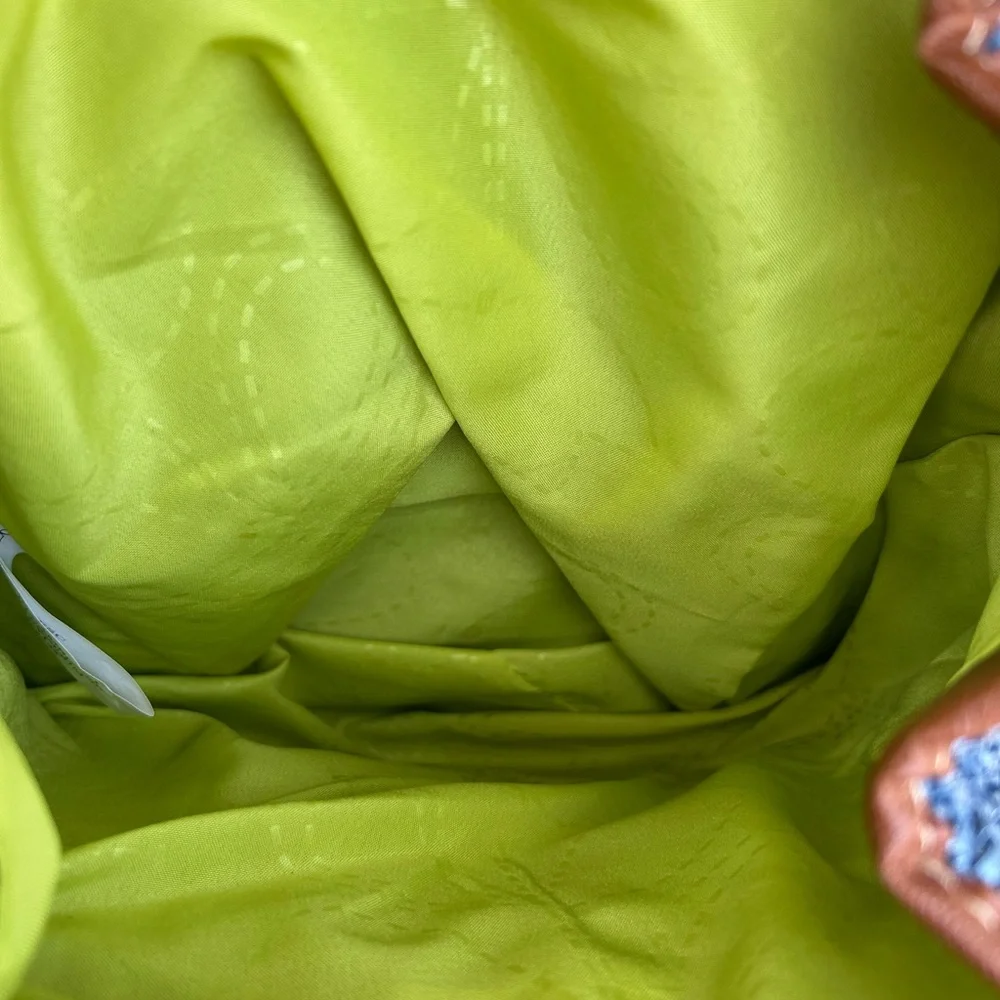 Lily Bloom Drawstring Backpack Blue - Picture 3 of 7